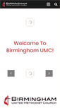 Mobile Screenshot of birminghamumc.org